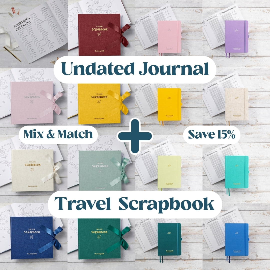 Undated Journal & Scrapbook Bundle