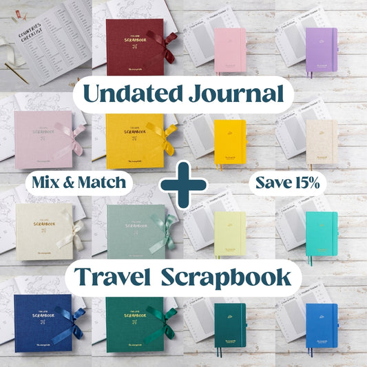 Undated Journal & Scrapbook Bundle