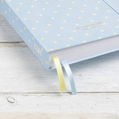 Limited Edition 2027 Pre Made Journal - Blue & Yellow Polka Dot