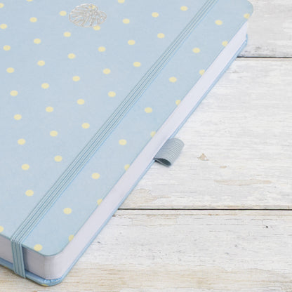 Limited Edition 2027 Pre Made Journal - Blue & Yellow Polka Dot