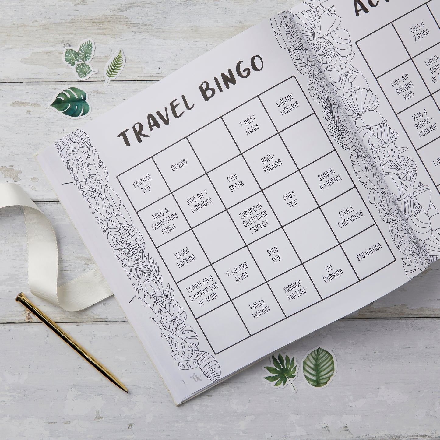 Undated Journal & Scrapbook Bundle - Natural