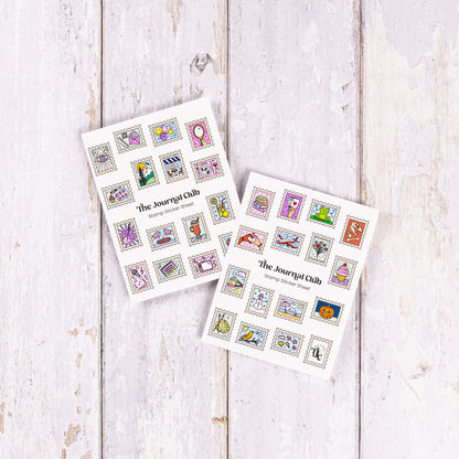 Stamp Sticker Sheet Set