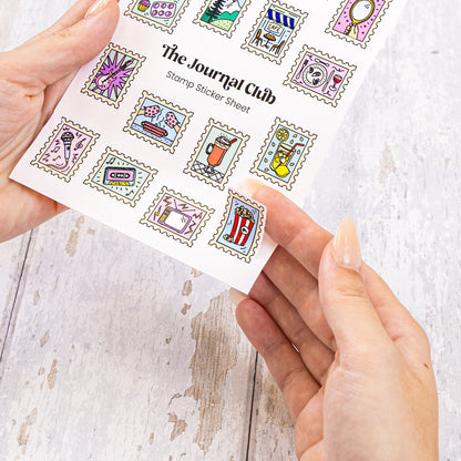 Stamp Sticker Sheet Set