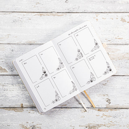 Undated Journal & Scrapbook Bundle - Natural