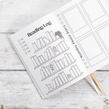 Undated Journal & Scrapbook Bundle - Natural