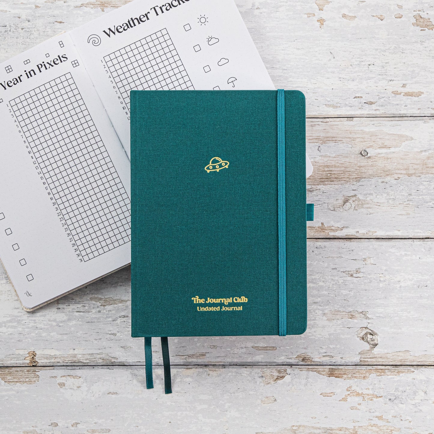 Undated Journal & Scrapbook Bundle - Emerald