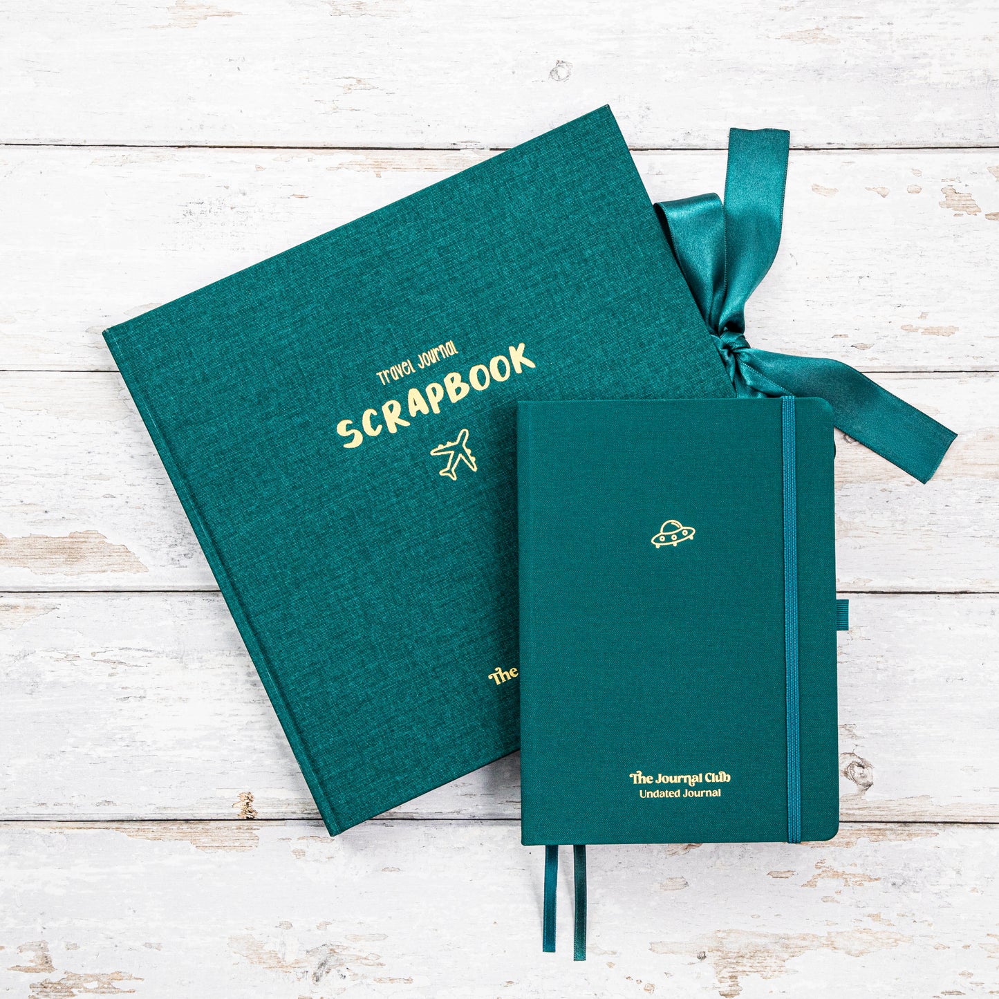 Undated Journal & Scrapbook Bundle - Emerald