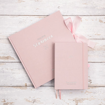 Undated Journal & Scrapbook Bundle - Blush