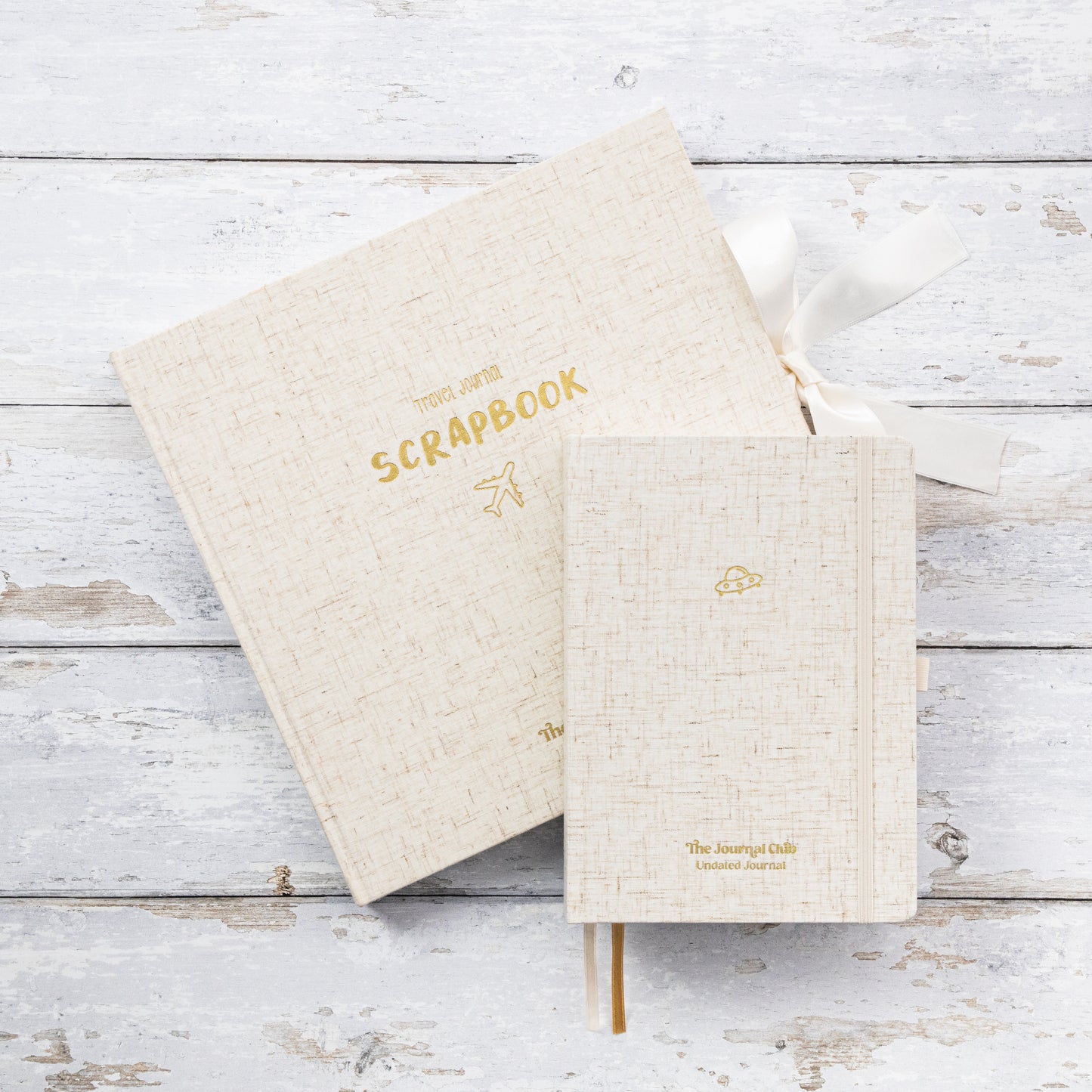 Undated Journal & Scrapbook Bundle - Natural