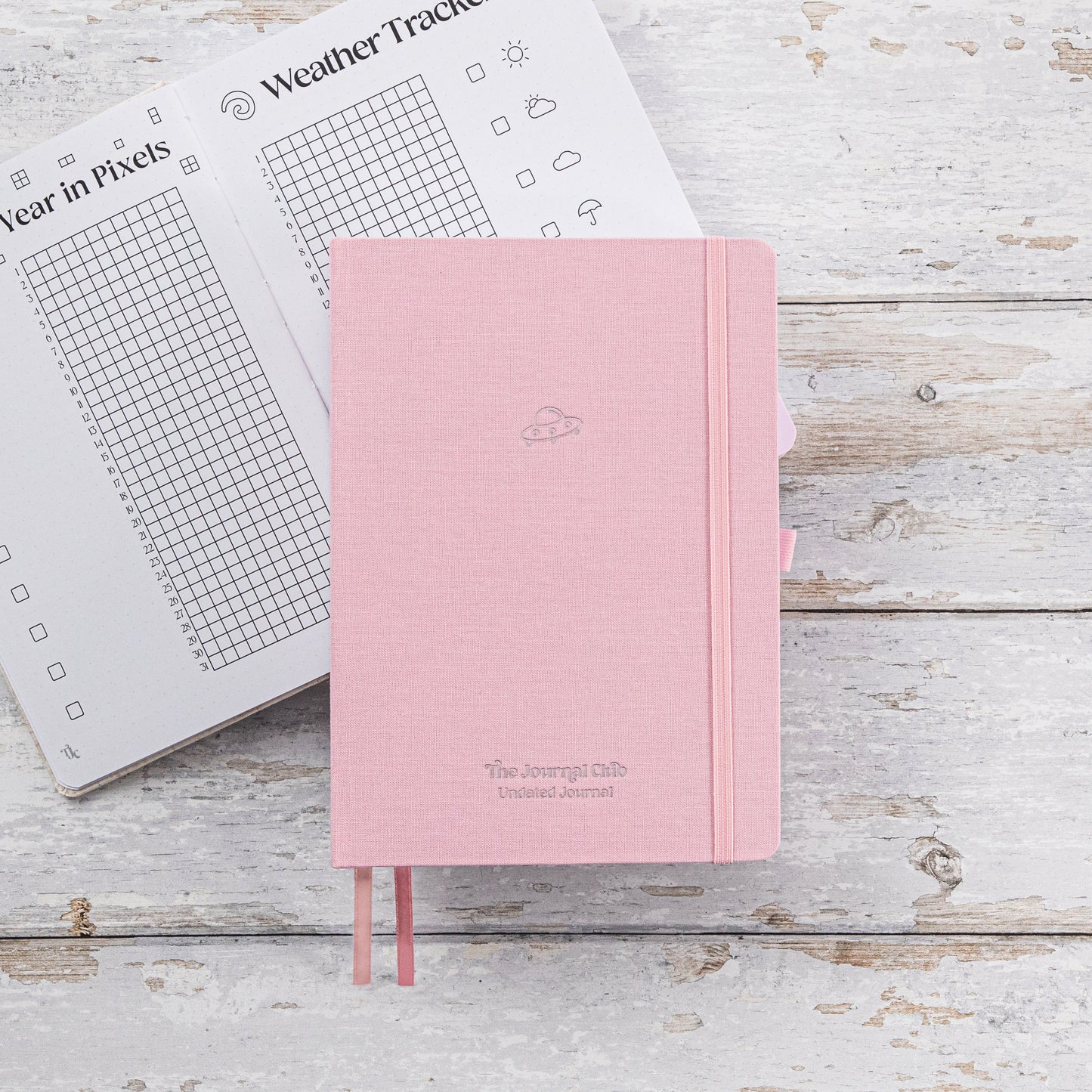 Undated Journal & Scrapbook Bundle - Blush
