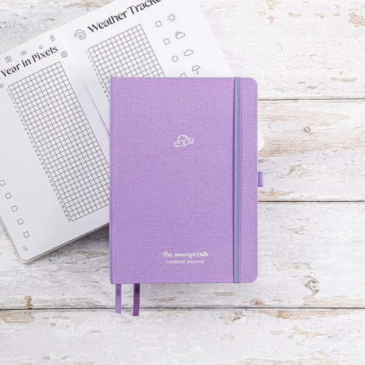 Undated Pre-made Journal - Lilac