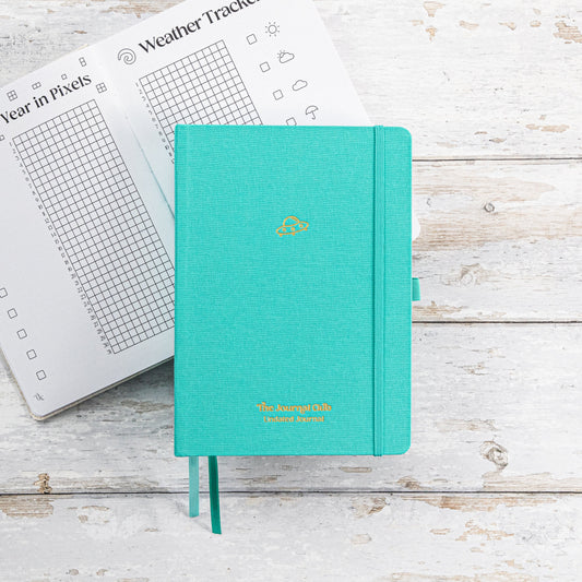 Undated Pre-made Journal - Teal